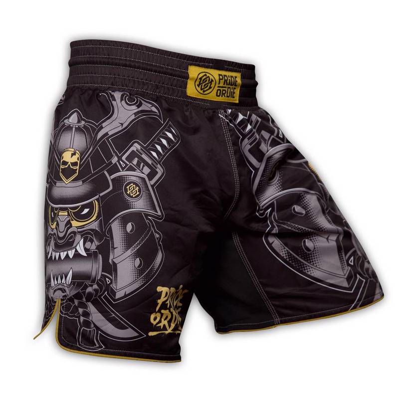 Pride Or Die Fight for Honor MMA Shorts - Black